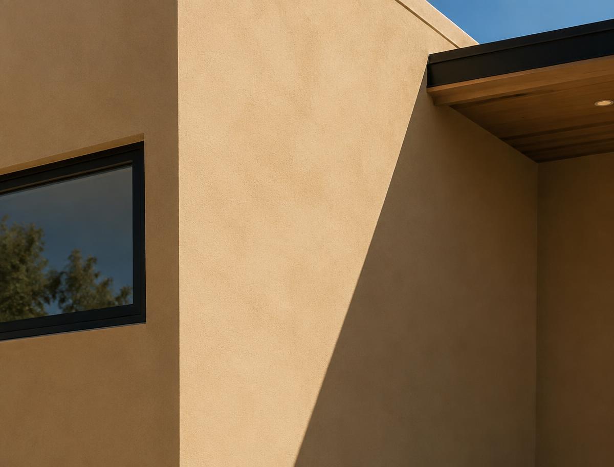 Stucco facade (representative image)